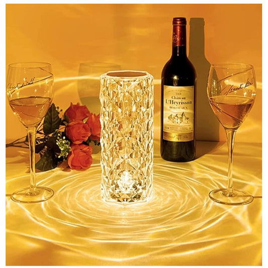 Generic Crystal plastic LED Rose Lamp ��� Crystal Diamond