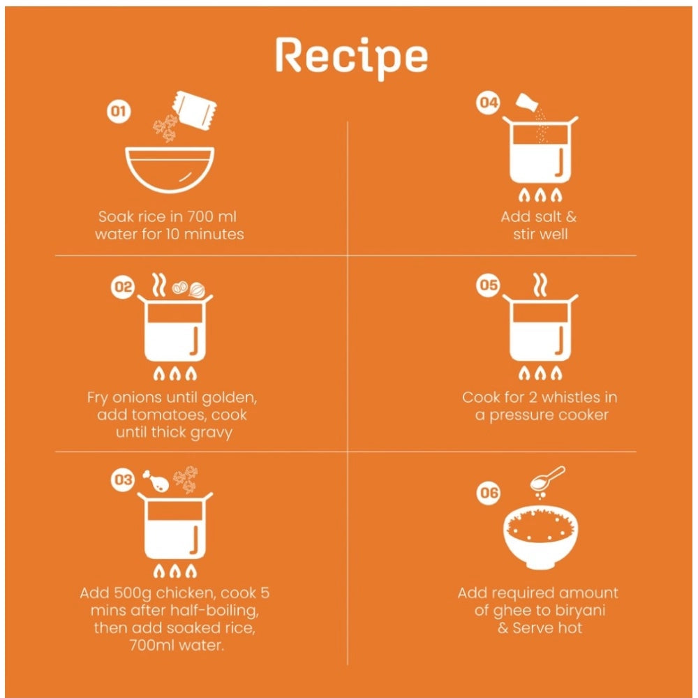 Generic Thannam Chettinadu Biryani Masala Powder With Rice (450GM)