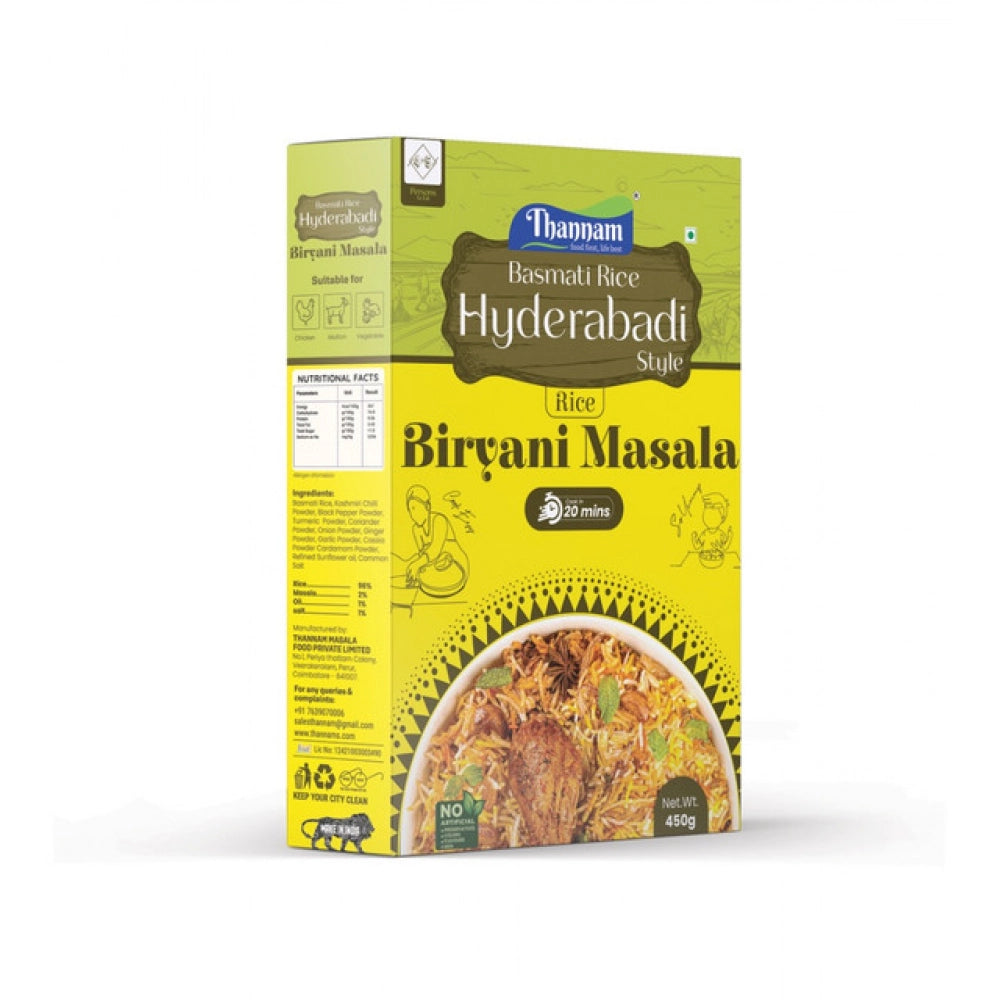 Generic Thannam Hydrabad Biryani Masala Powder With Rice (450GM)
