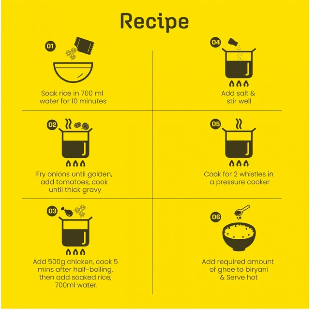 Generic Thannam Hydrabad Biryani Masala Powder With Rice (450GM)