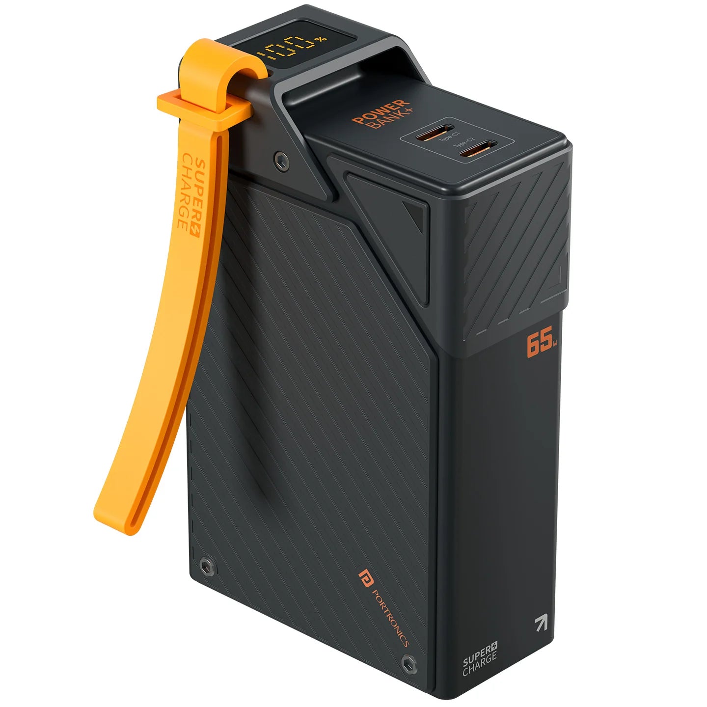 Halley 20K | Dual Type C Port | LED Display | Strong Lanyard | Compatible With Macbook, Tablet & Smartphone