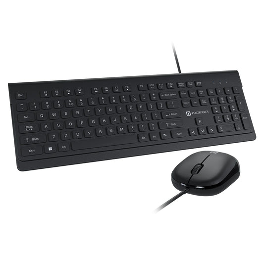 Keytonic | 2.4 GHz Wireless | Ten keyless Size | Single USB Receiver | High-Precision Mouse