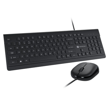 Keytonic 2.4 GHz Wireless Keyboard | Tenkeyless Size | Single USB Receiver | High-Precision Mouse