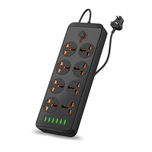 Power Plate 7 (POR 1473) 6 USB Ports | 2500 Watts | 8 Universal Sockets | 3m Long Cord