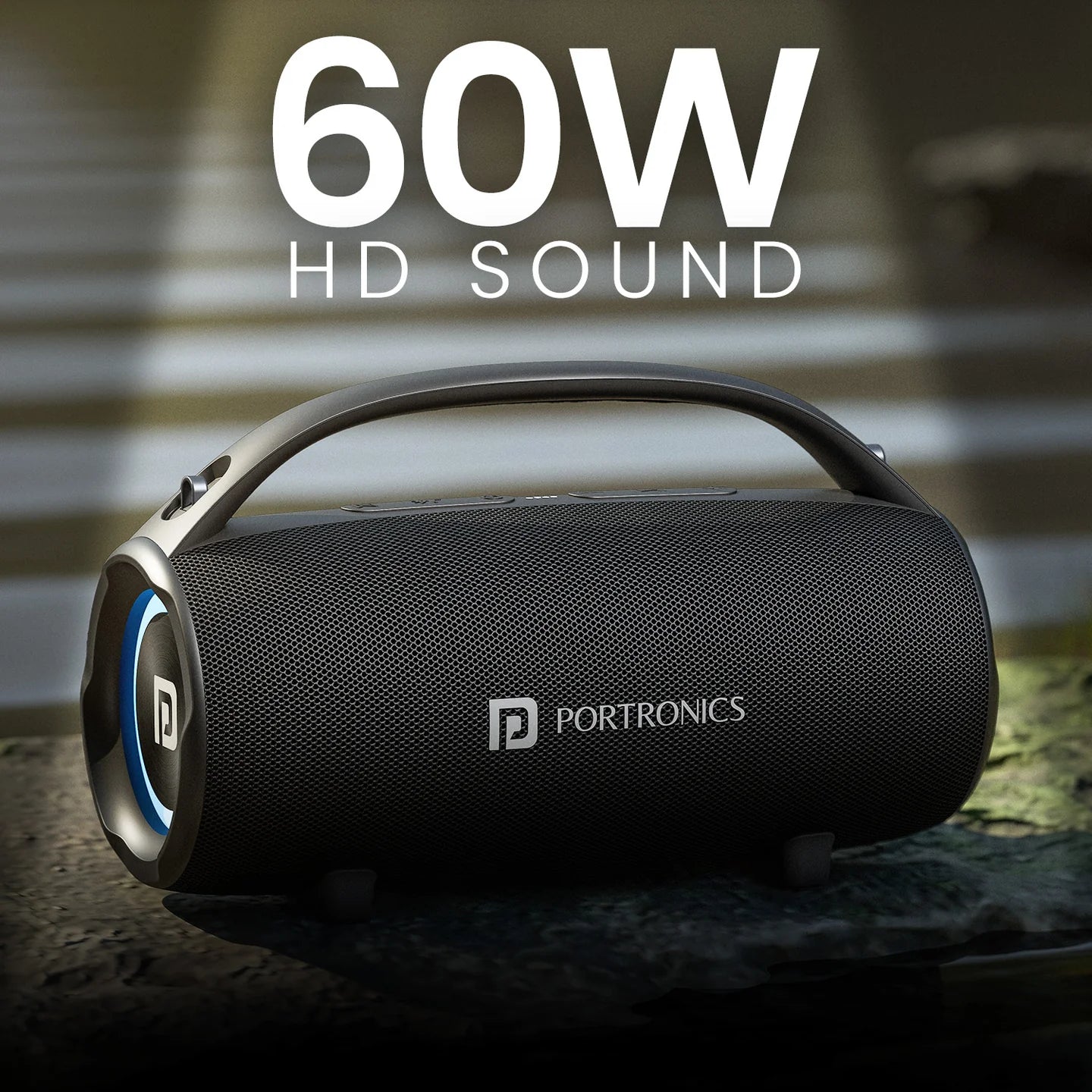 Thunder 2.0 | 60W | Portronic Party Speaker with LED