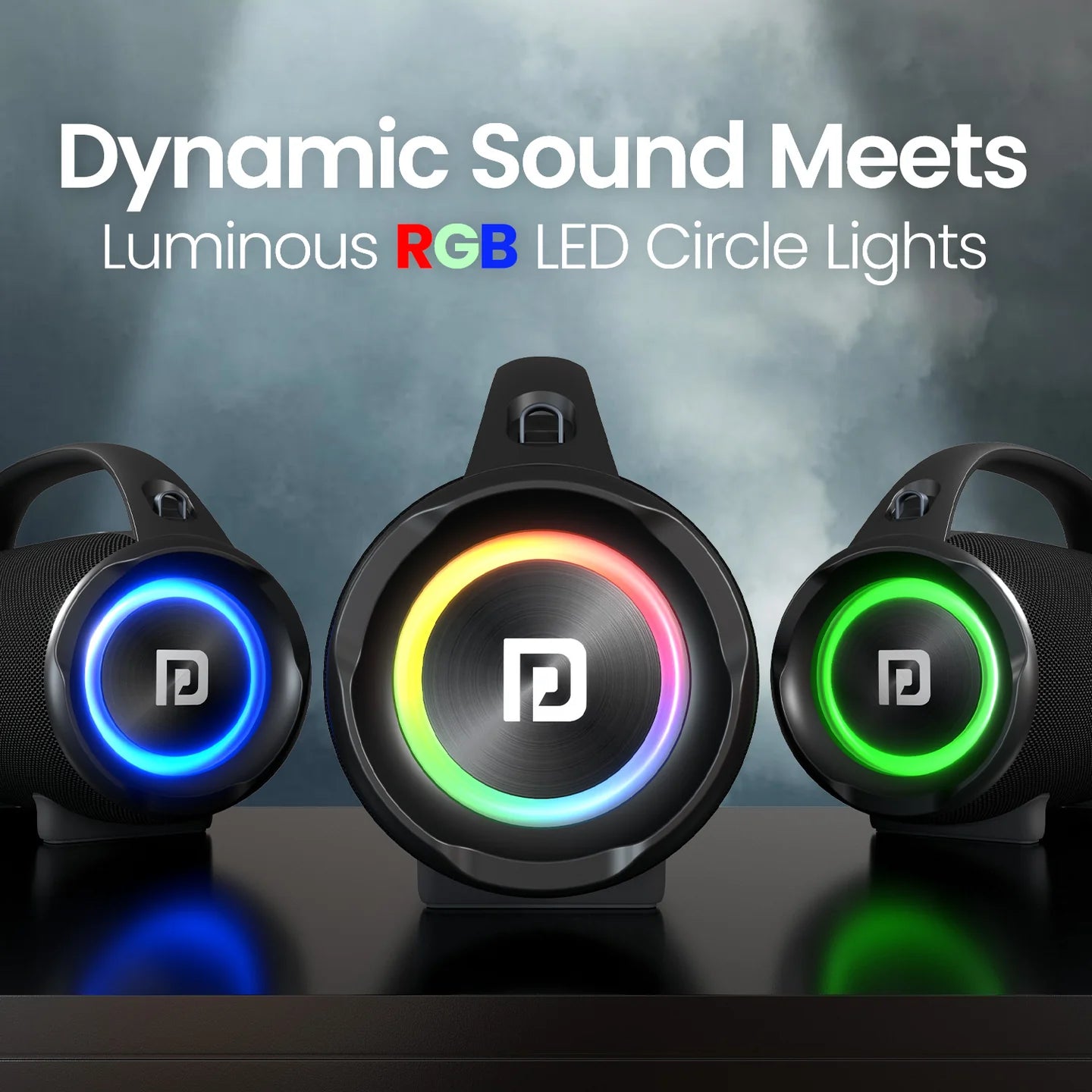 Thunder 2.0 | 60W | Portronic Party Speaker with LED