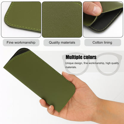 Slim Pu Leather Glasses Sleeve - (1 Pc)