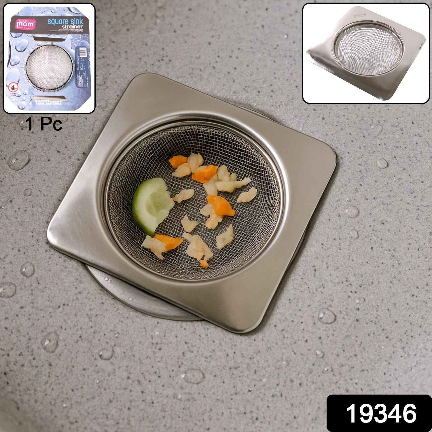 Square Sink Drain Strainer