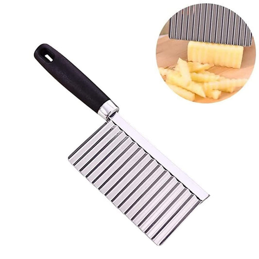 2007 Stainless Steel Vegetable Salad Chopping Knife Crinkle Cutters
