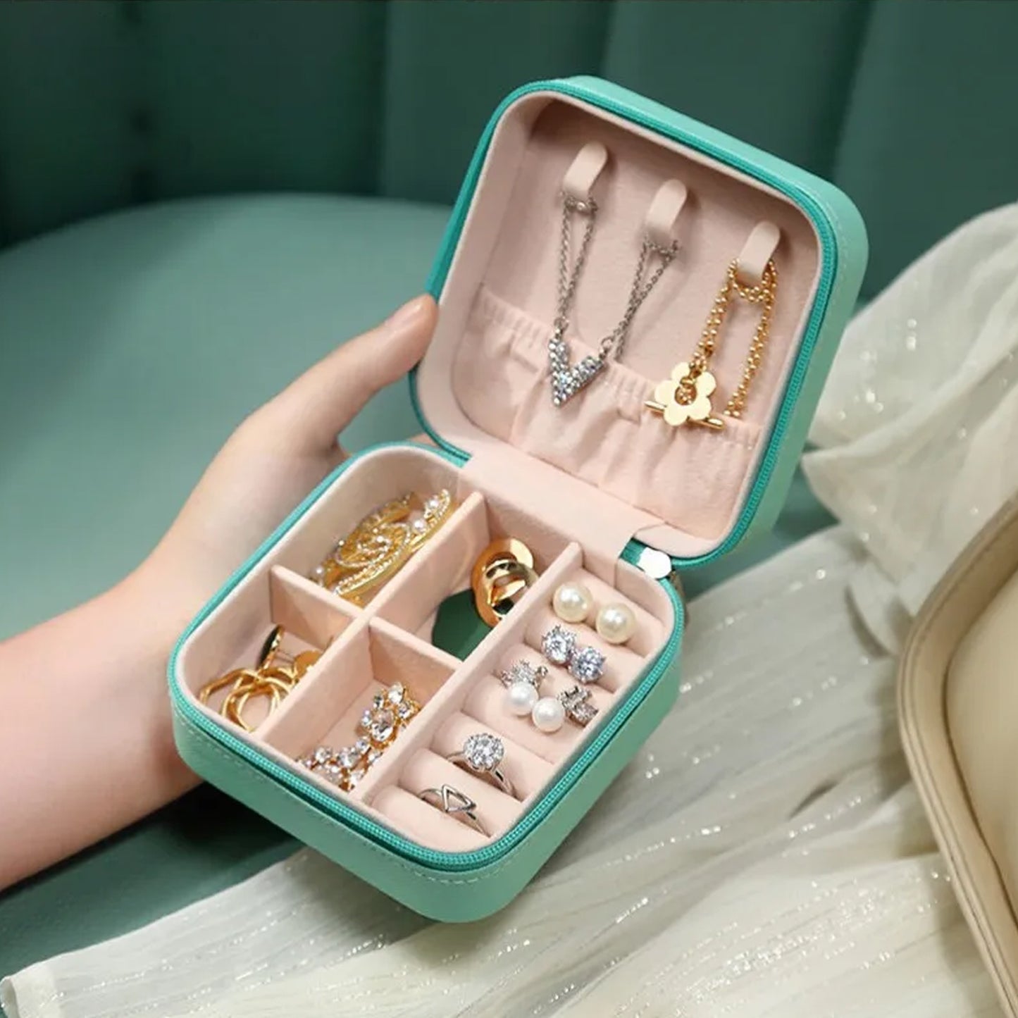 Jewellery Box For Women Mini Portable Jewelry Box