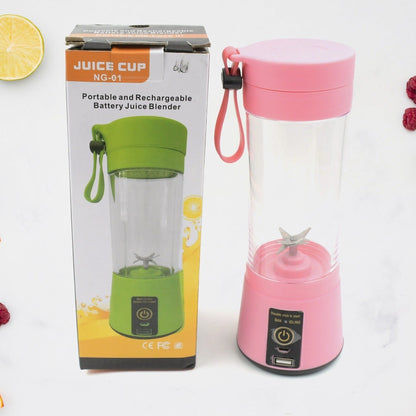 Portable USB Electric Juicer - 6 Blades (Protein Shaker)