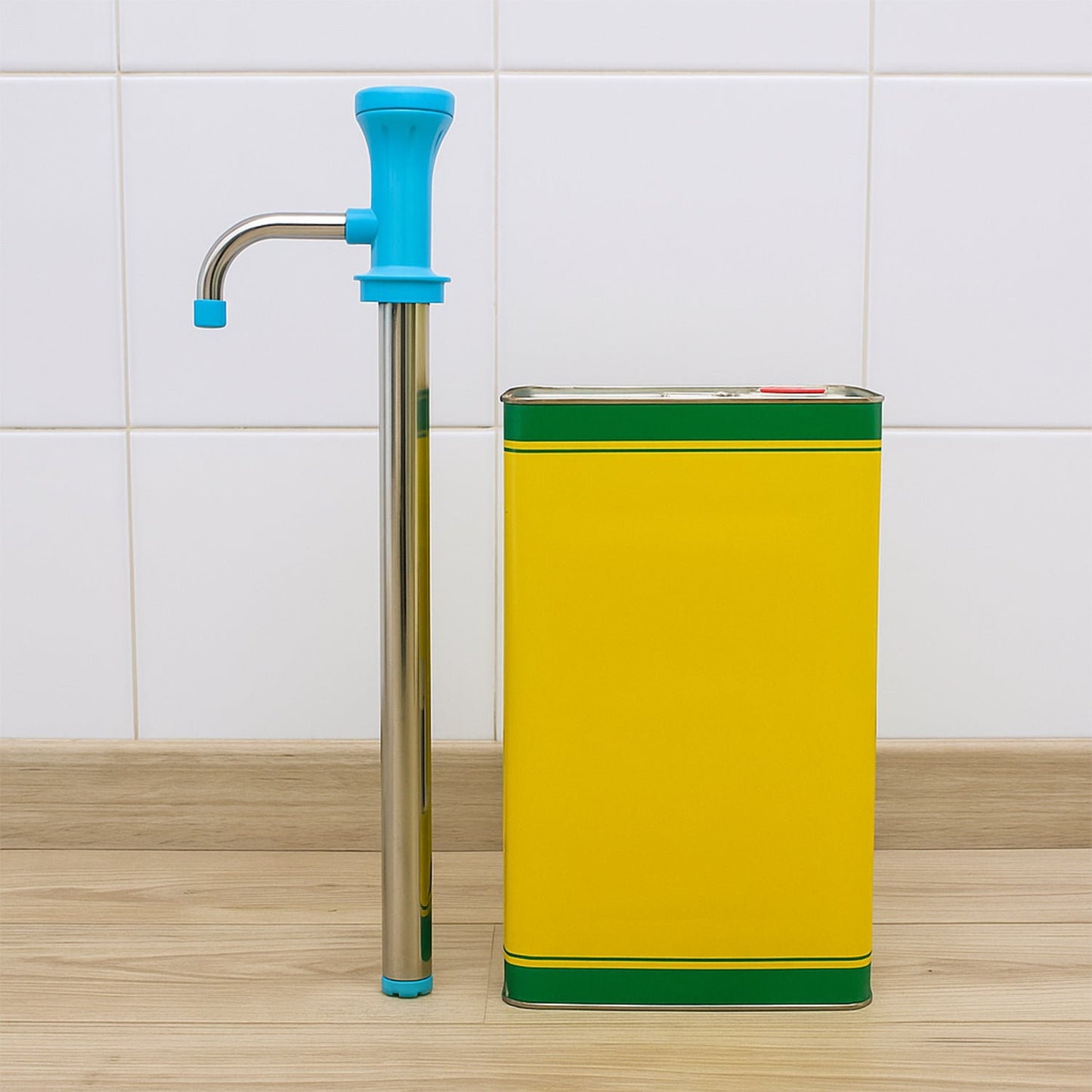 Supermom Manual Stainless Steel Oil Pump Dispenser (1 Pc)