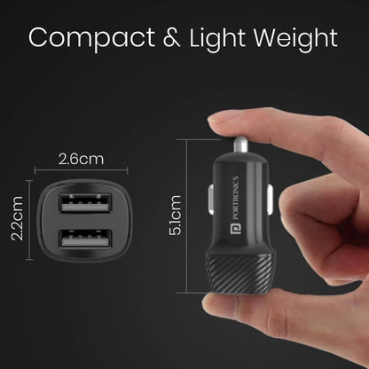 Car Power 5 - Dual Output | USB Ports | 12 Watts Total