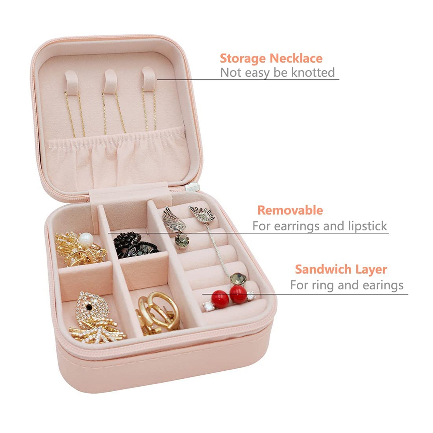 Jewellery Box For Women Mini Portable Jewelry Box