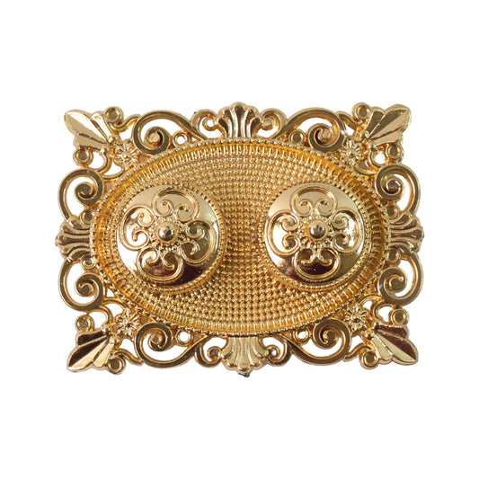 Royal Ornate Oval Pooja Thali - (1 Pc)