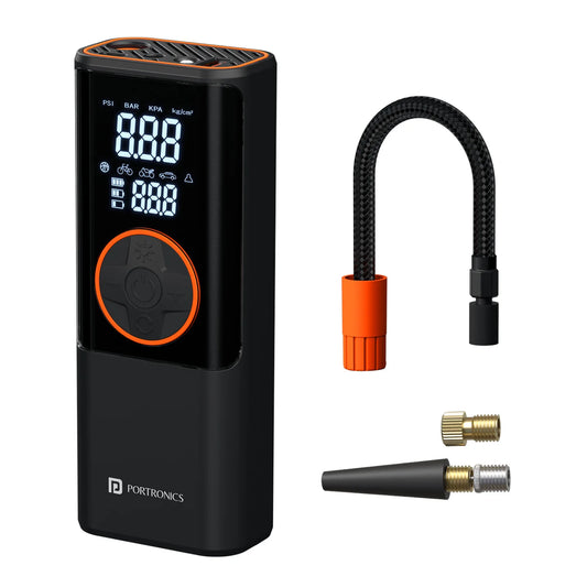 Vayu 4.0 Pre-set Inflation Modes | Digital Display | Dual Power Source | 2 x 2000 mAh Battery