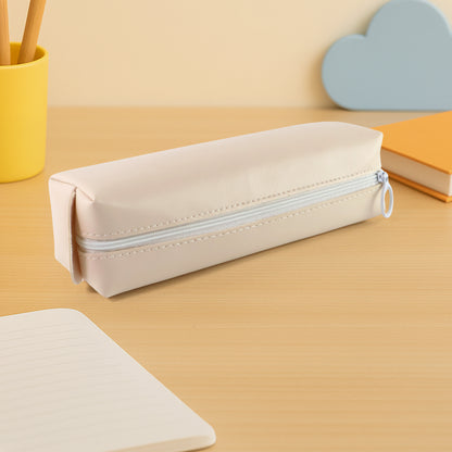 Slim Pu Leather Pencil Pouch - (1 Pc)