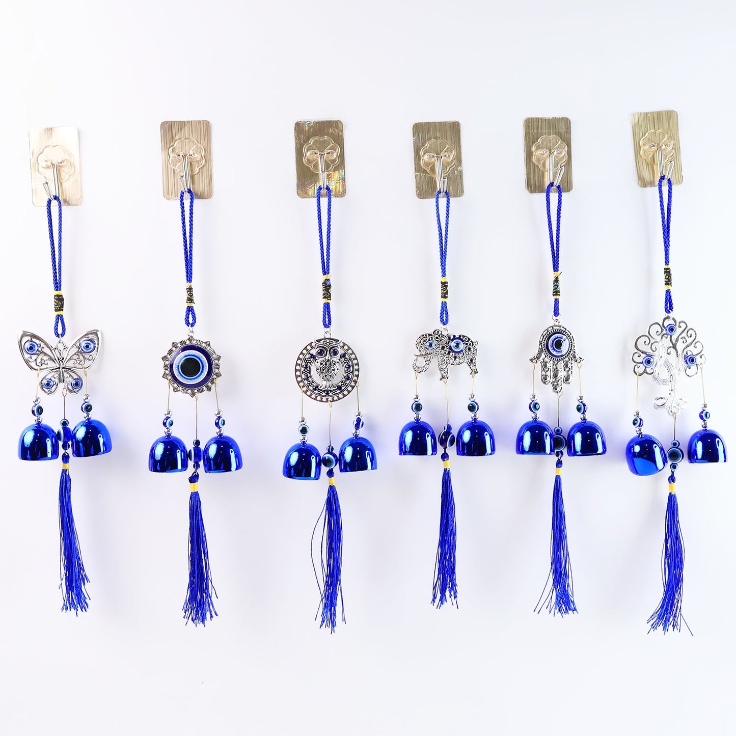 Metal Evil Eye Wind Chime Bells (Mix Design / 1 Pc)